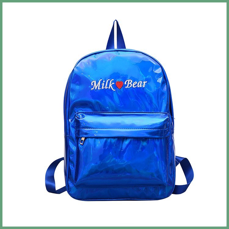 Laser Pu Material Girl's Mini Backpack - 图片 2