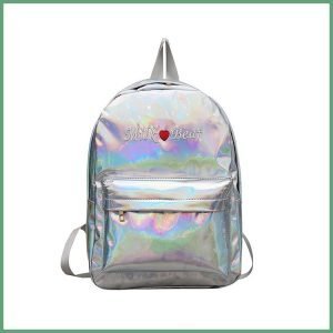 colorful laser school backpack