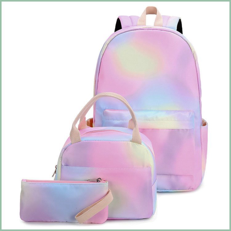 Rainbow Teen Girls School Backpack