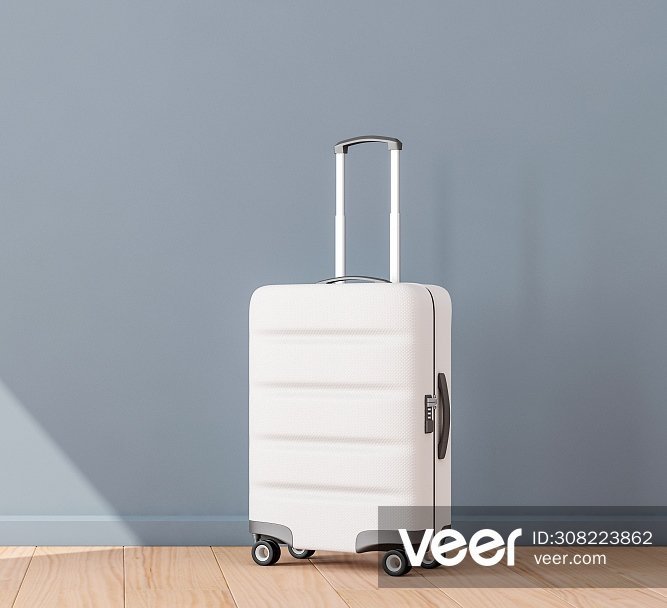 Whtie luggage