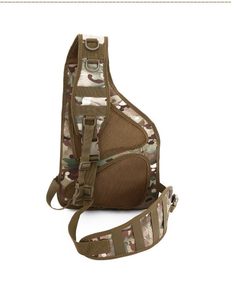 Outdoor sports gym shoulder strap military camouflage waist bag - 图片 2