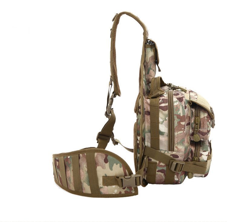 Outdoor sports gym shoulder strap military camouflage waist bag - 图片 4