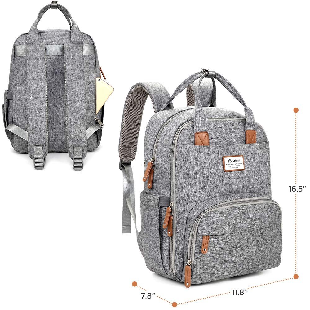Diaper Bag Pack Backpack Mummy Tote Diaper Bag - 图片 3