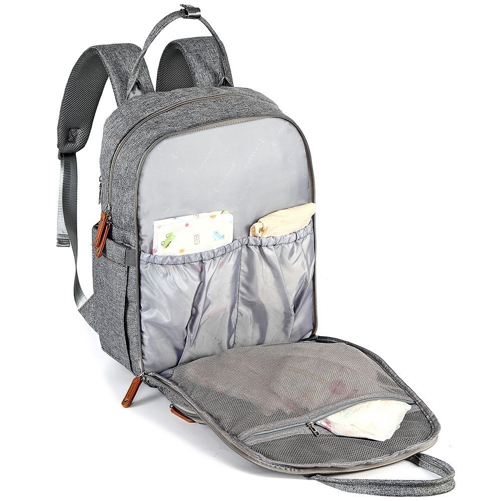 Diaper Bag Pack Backpack Mummy Tote Diaper Bag - 图片 4