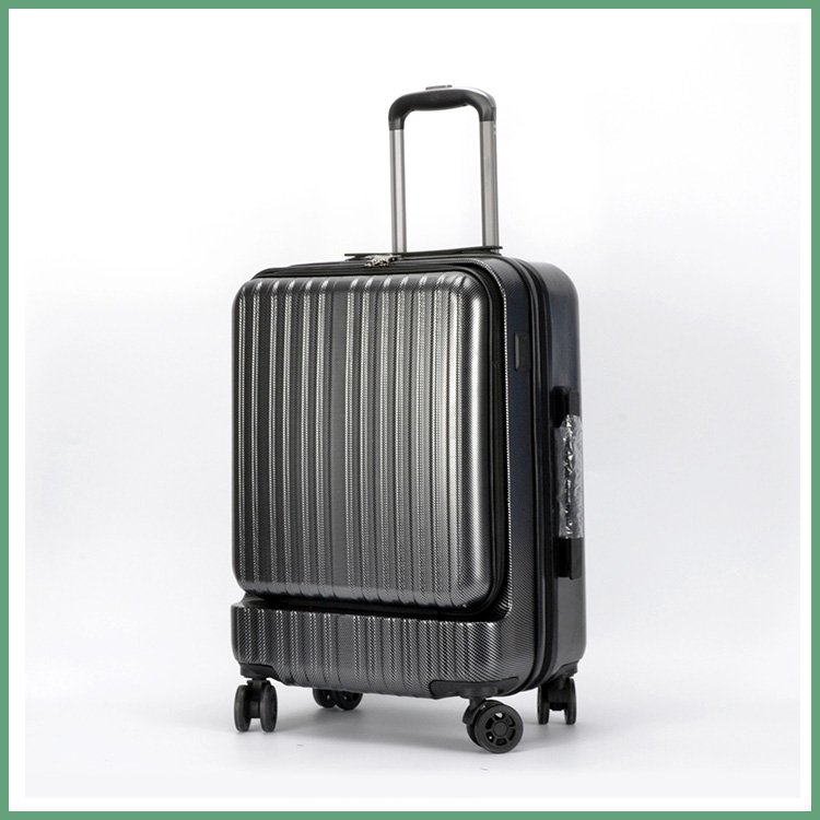 ABS Travel Smart luggage wheeled bag with front Pocket - 图片 2