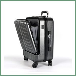 ABS Travel Smart luggage wheeled bag with front Pocket