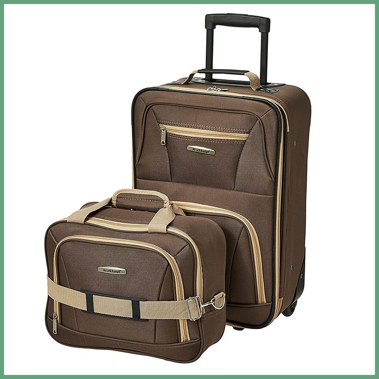 Cheaper Fashion Softside Upright Luggage Set,2-Piece 14/20 Inch - 图片 5