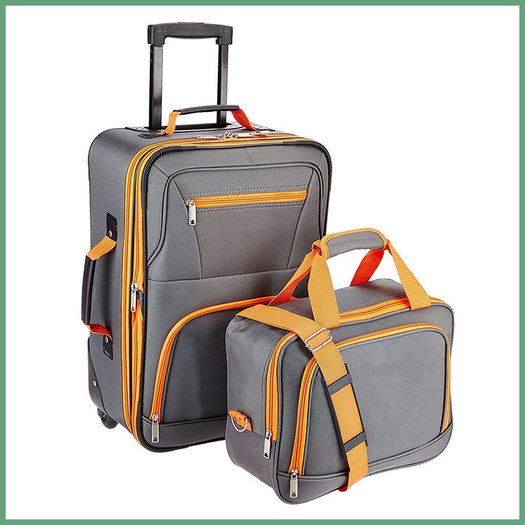 Cheaper Fashion Softside Upright Luggage Set,2-Piece 14/20 Inch - 图片 6
