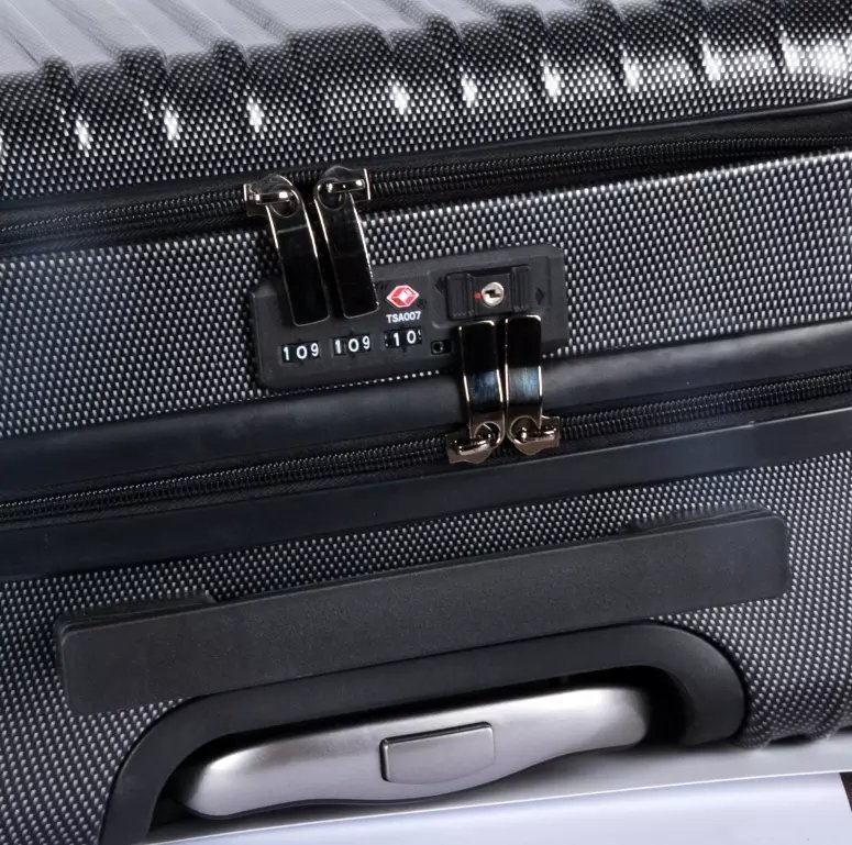 ABS Travel Smart luggage wheeled bag with front Pocket - 图片 4