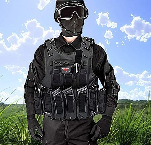 Outdoor Tactical Airsoft Vest Adjustable Fit Adult - 图片 6