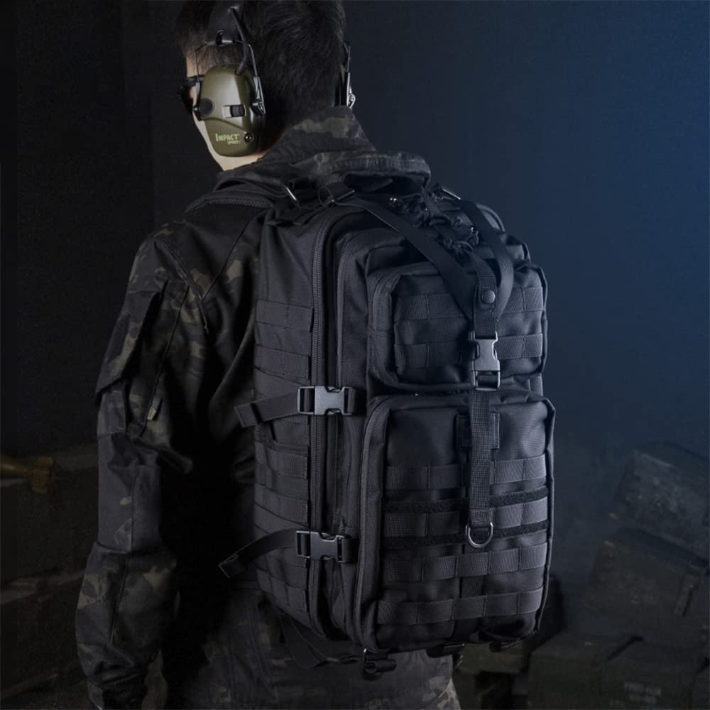Military Tactical Backpack, Large Military Pack Army 3 Day Assault Pack Molle Bag Rucksack - 图片 6