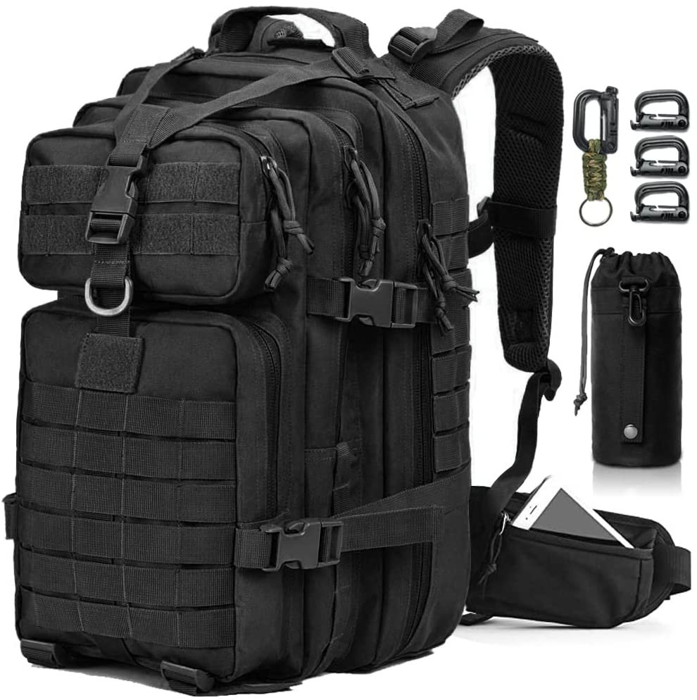 Military Tactical Backpack, Large Military Pack Army 3 Day Assault Pack Molle Bag Rucksack - 图片 3