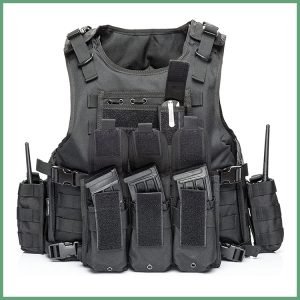 Outdoor Tactical Airsoft Vest Adjustable Fit Adult