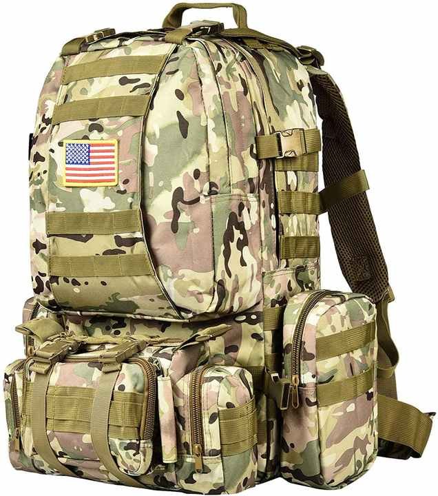 Camping tactical backpack Tactical Military Backpack Army Pack Bag Detachable Rucksack - 图片 2