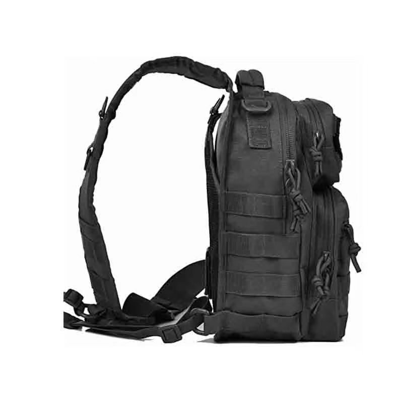 Tactical Sling Bag Pack Military Rover Shoulder Sling Backpack Molle Assault Range Bag EDC Diaper Bag Day Pack Black - 图片 4