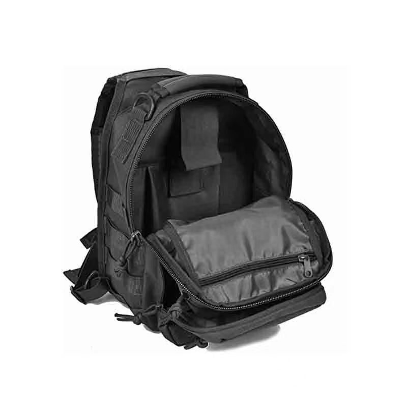 Tactical Sling Bag Pack Military Rover Shoulder Sling Backpack Molle Assault Range Bag EDC Diaper Bag Day Pack Black - 图片 2