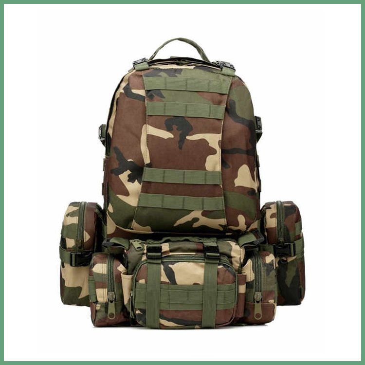 Camping tactical backpack Tactical Military Backpack Army Pack Bag Detachable Rucksack