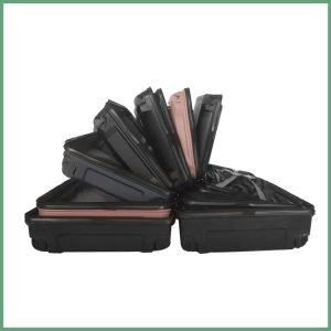 6pcs set semi-finish fabric luggage sets