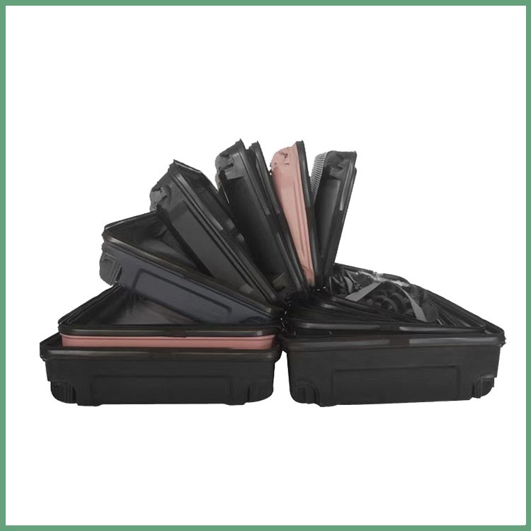 6pcs set semi-finish fabric luggage sets