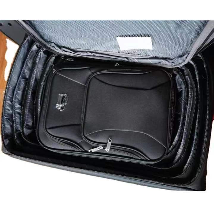 6pcs set semi-finish fabric luggage sets - 图片 4