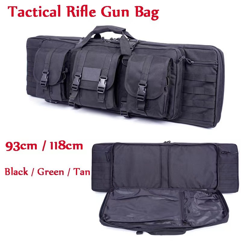 Classic Tactical Double Long Rifle Pistol Gun Rang Bag - 图片 5