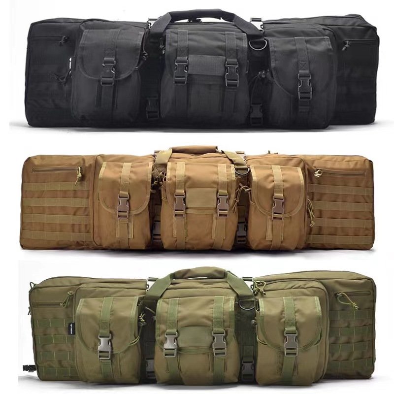 Classic Tactical Double Long Rifle Pistol Gun Rang Bag - 图片 2