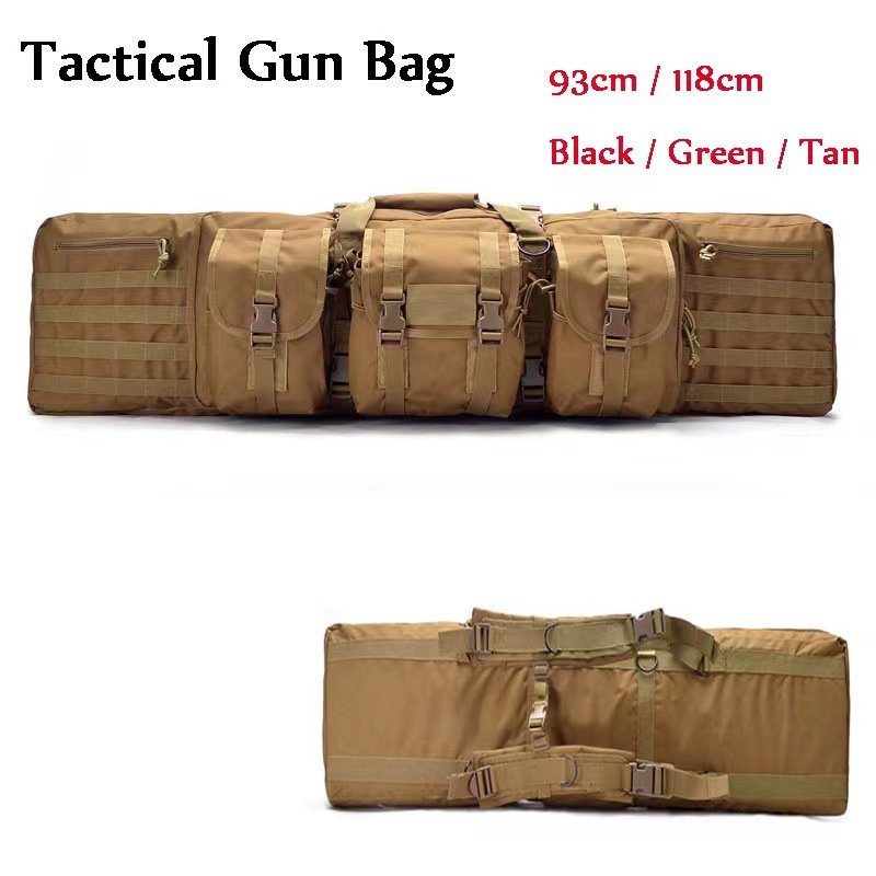 Classic Tactical Double Long Rifle Pistol Gun Rang Bag - 图片 6