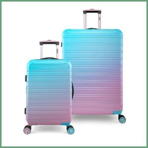 2022 Wholesale luggage beautiful Gradient Purple trolley luggage 360 universal wheels travel suitcase