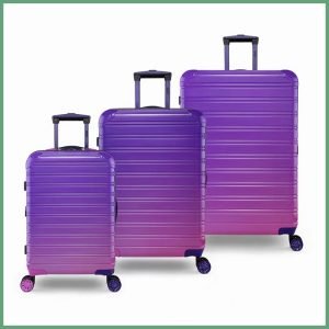 2022 Fashion color ABS+PC luggage set