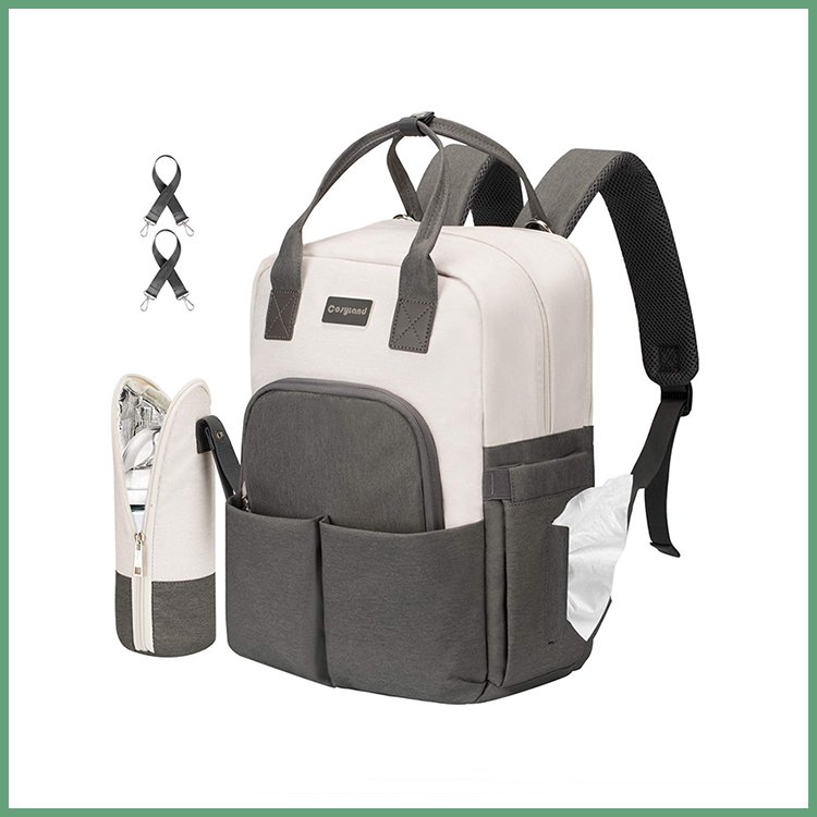 Diaper Bag Backpack Large Capacity Maternity Nappy Bag Travel Back Pack with Insulated Pocket
