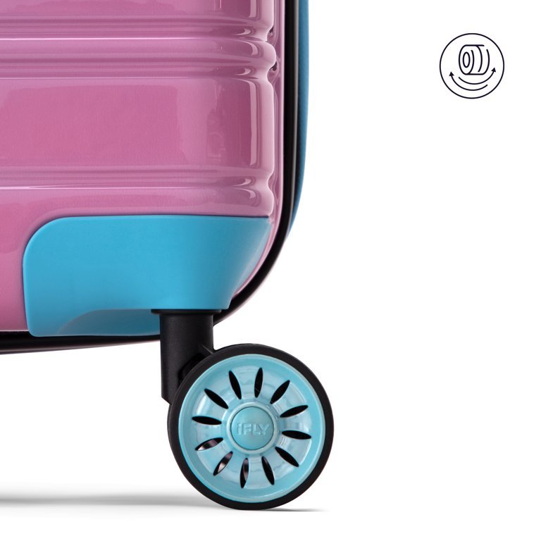 2022 Wholesale luggage beautiful Gradient Purple trolley luggage 360 universal wheels travel suitcase - 图片 4