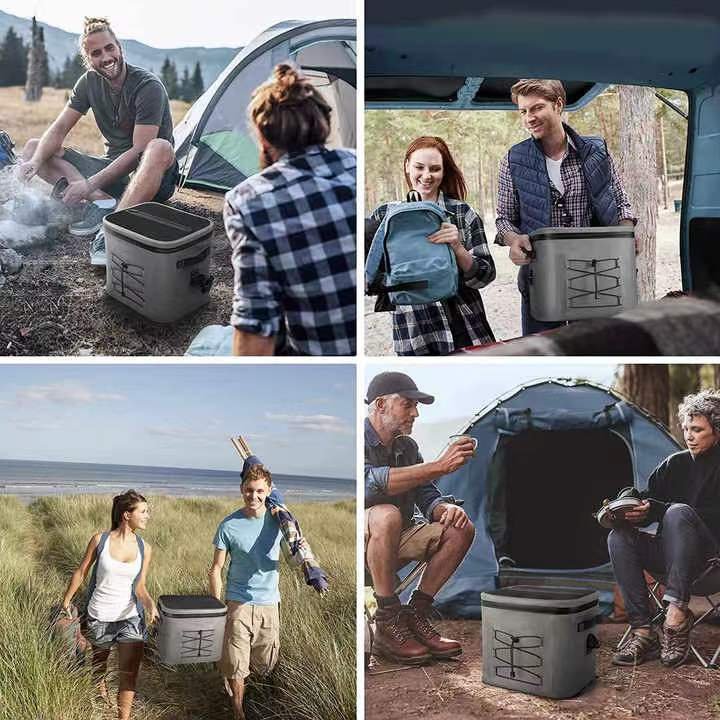 waterproof 30 cans thermal insulated soft cooler bags for camping - 图片 7
