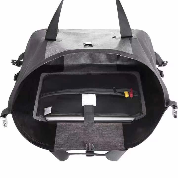 waterproof foldable travel large capacity shoulder gym duffel bags for camping hiking yoga kayaking - 图片 3
